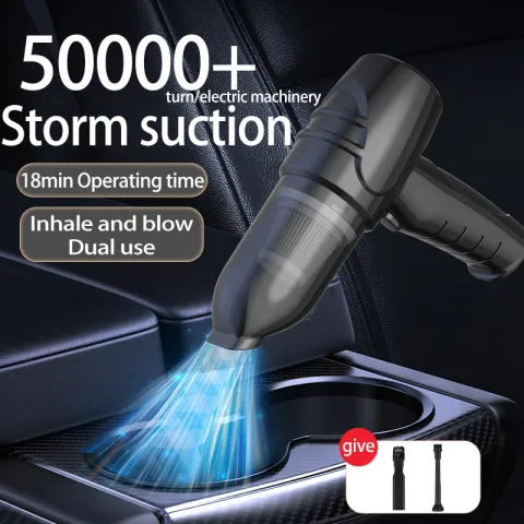 Car Vacuum Cleaner Wireless High-Power Dual-Use (Car & Home) Powerful Multi-Functional Handheld Vacuum with Strong Suction