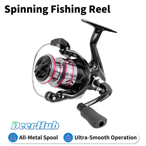 Spinning Reel ZHB Series CNC Metal Rocker Arm Slanted Shallow Spool Ultra Smooth Long Cast for Salt