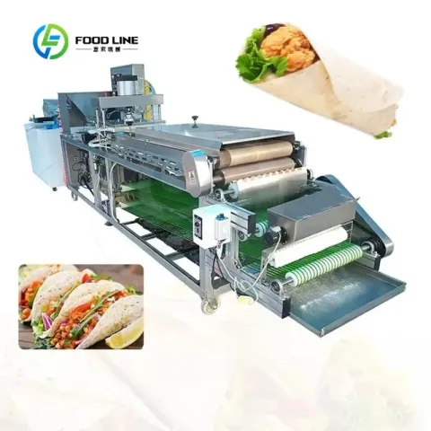 Fully Automatic Turkish Tortilla Maker Wrap Machine  machine to make corn tortillas Mexican Customized 2026 New