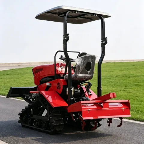 Customization Factory Price 50 Horsepower Agricultural Rotary Tiller Crawler Cultivators Tractor wit