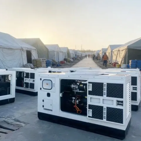 25KW Silent Generator 10kVA Generator Set Mobile Generator Set Compact Size Easy Transport for Farm Construction Power S