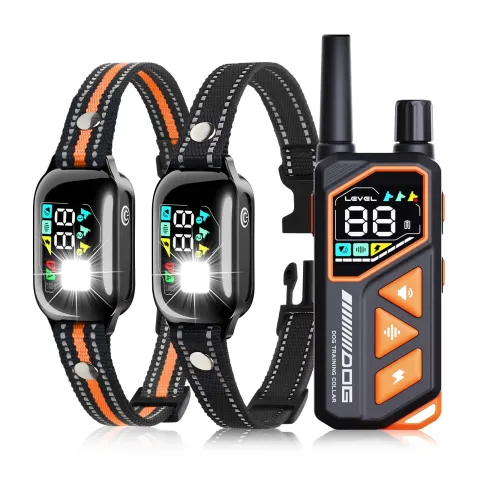 2026 New AI Electric Collar for 10-120lbs Dogs,3300ft 2 in 1 Automatic Dog Training Collar,IPX7 Wate