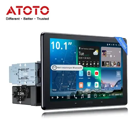 ATOTO 7 inch QLED Android 13 Car Stereo 2Din Bluetooth Multimedia Player Carplay Screen Android Auto 2 Din Radio X10 7inch X 10