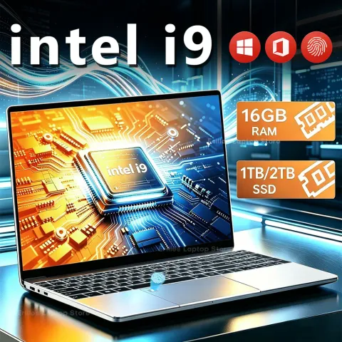 2026 Gaming 15.6" Laptop Intel Core I9 10980HK/i9 9900U Computer 16GB RAM 1TB 2TB 1920*1080 Fingerprint Unlock Backlit W