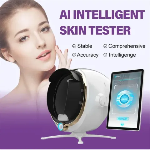2025 Newest AI Facial Detector Skin Analyzer Face Scanner Skin Analysis Machine Magic Mirror 3D Digital Facial Analysis 
