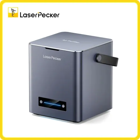 LaserPecker Portable High-Efficiency Desktop Air Purifier Fast Smoke Dust Removal for Laser Cutting
