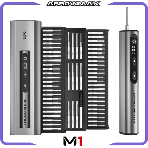ARROWMAX M1 Electric Screwdrivers Set Precision Magnetic Bits 5-Gear Adjustable Torque Rechargeable