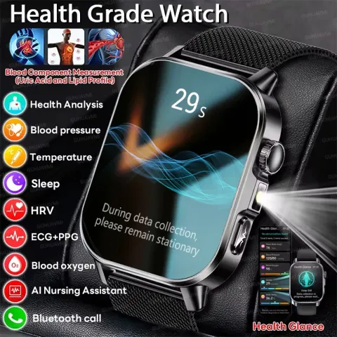 Smartwatch AMOLED 2.0-inch Bluetooth Call Men