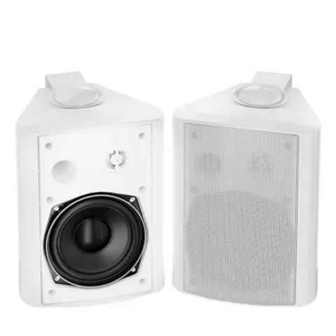 Herdio 5.25 Inch Outdoor Bluetooth Speaker 300W Waterproof Wall-Mounted Wired System All-Weather Resistant Audio