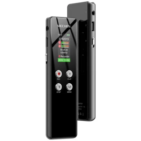 MECHEN 64GB Digital Voice Recorder Voice Activated with Playback for Lectures Meetings Audio Recording Device Dictaphone