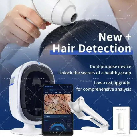 AISA O1 Pro Face Skin Analyzer Diagnostics Machine 15.6 Inch 3D AI Professional Facial Skin Tester S
