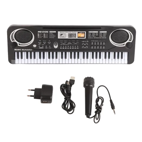 Electric Piano Musical Instruments  61‘Key Electric Digital Key Board Piano Musical Instruments Kids  with Microphone