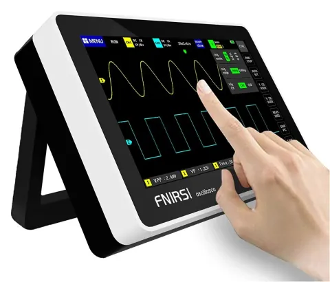 FNIRSI-1013D Digital Tablet Oscilloscope Dual Channel 100M Bandwidth 1GS Sampling Rate 7 Inches Mini