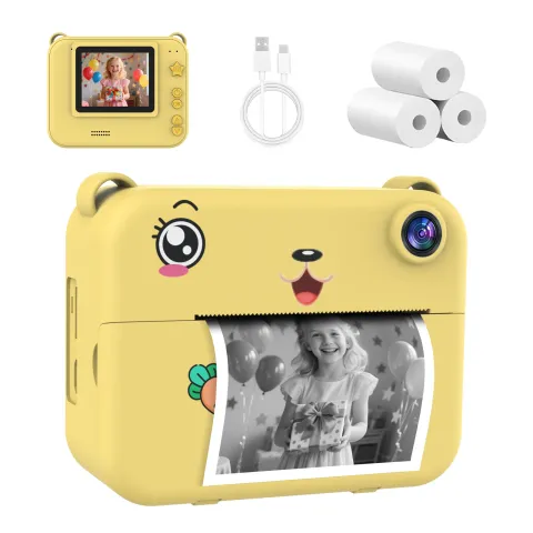 Children Digital Camera Photography Instant Camera 1080P HD Dual Lens Kids Video Recorder Toys for G