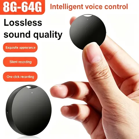Mini Voice Recorder Pendant HD Noise Reduction 8G-64G Voice Activated Professional