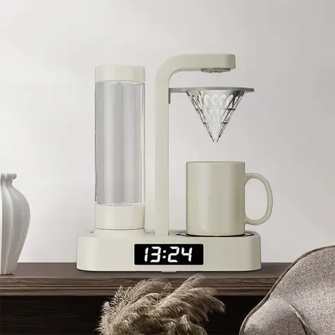 Multifunctional Drip-Type Coffee Machine, Household Small Mini Glass Teapot, Automatic Coffee Maker for Home Office Use