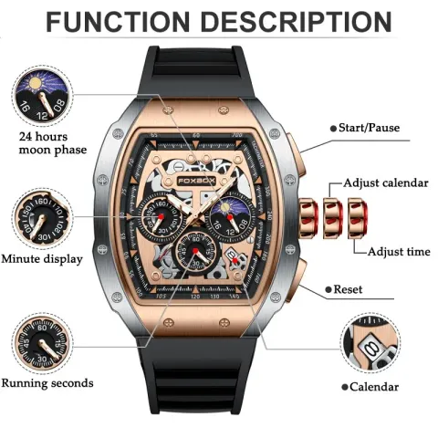 2026 New Sports Watch Men Top Brand Luxury Mens Watches Business Waterproof Military Quartz Chronogr