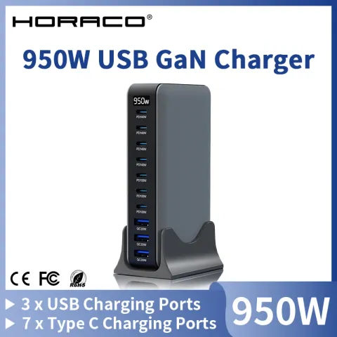 QOOVI 50000mAh Power Bank PD 100W Fast Charging Portable Large Battery Capacity Power Station For iP