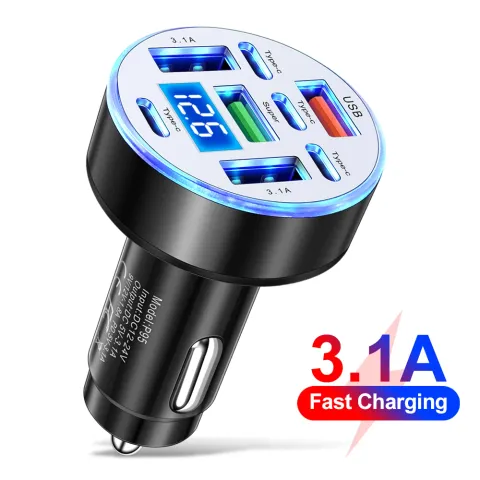 Baseus 145W Power Bank 20800mAh Dual USB A USB C PD 100W Fast Charging Digital Display Portable Powe