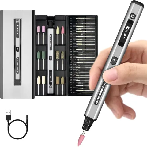 ARROWMAX SGS Engraving Pen Cordless Rotary Tool Kit Electric Mini Grinder with 42 Bits for Crafts Me
