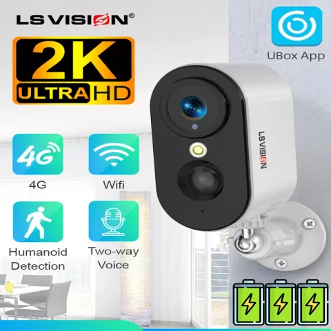 LS VISION Mini Camera 4g Sim Cctv 5mp Home Surveillance Cameras Wifi Security Camera Hidden Night Vi